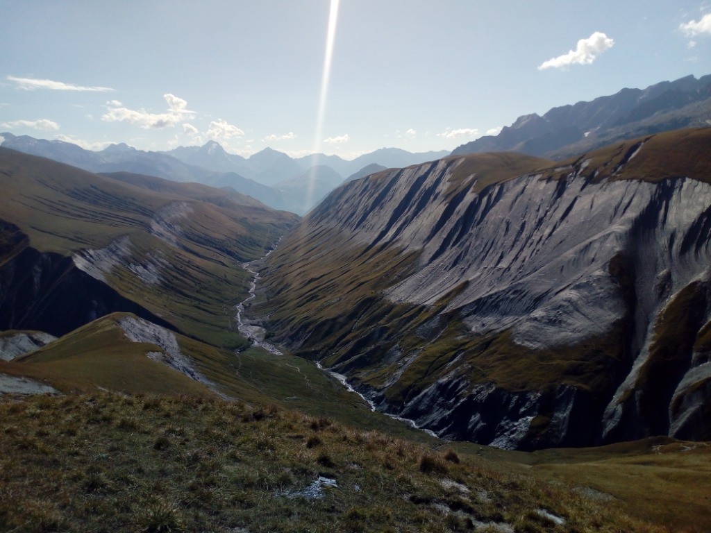 Vallon sous l'échine de Praout