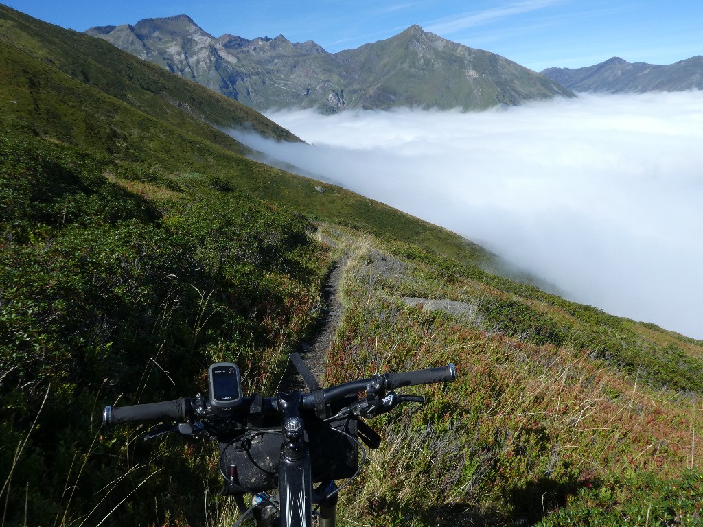 Début de descente sur Eylie