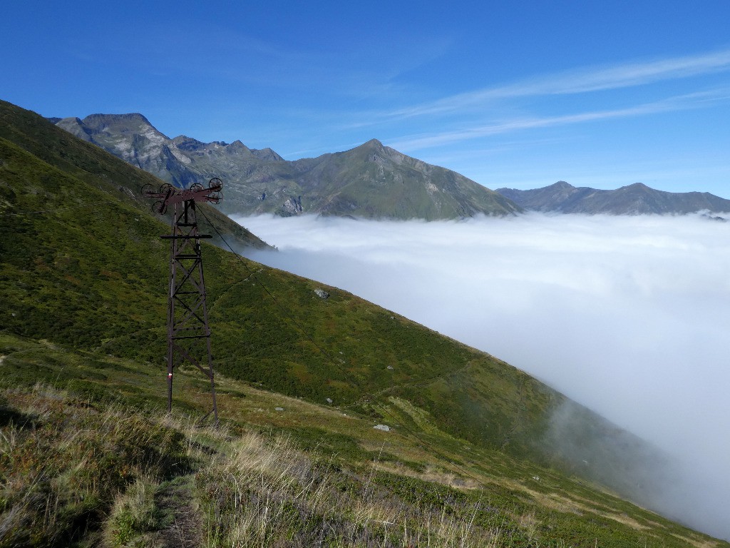 Cap de l'Empaillou, descente sur Eylie