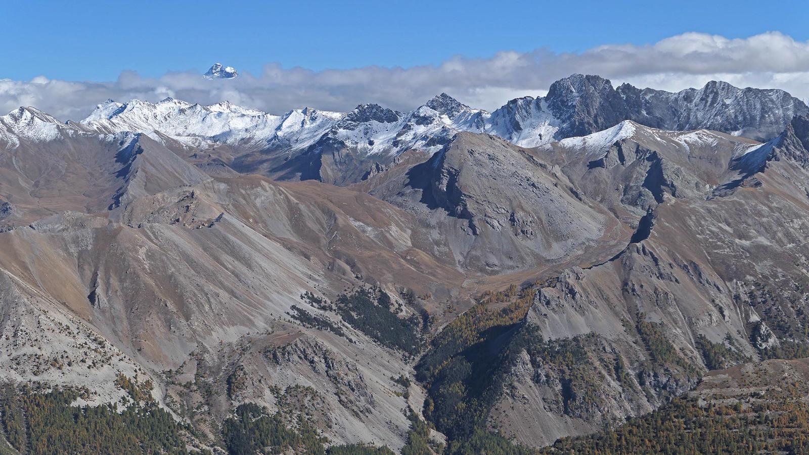 #7 premières neiges sur l premières neiges sur l'est du Queyras