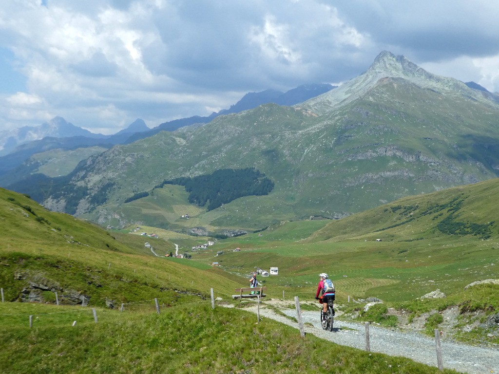 Descente du Septimer pass