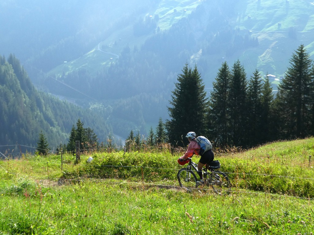 Descente du Glass pass