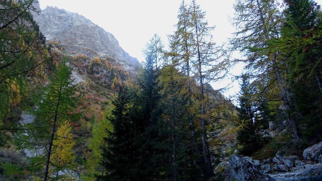 Ambiance de montée et de descente sous le refuge