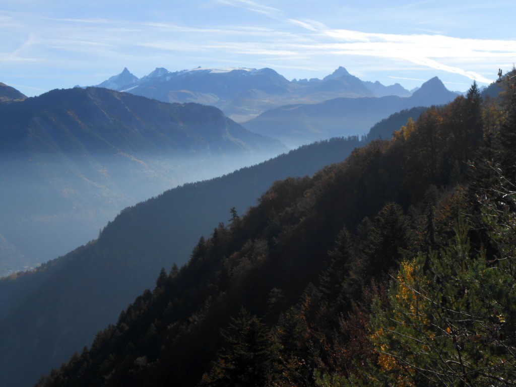 Au-dessus du Puy d'Oulles