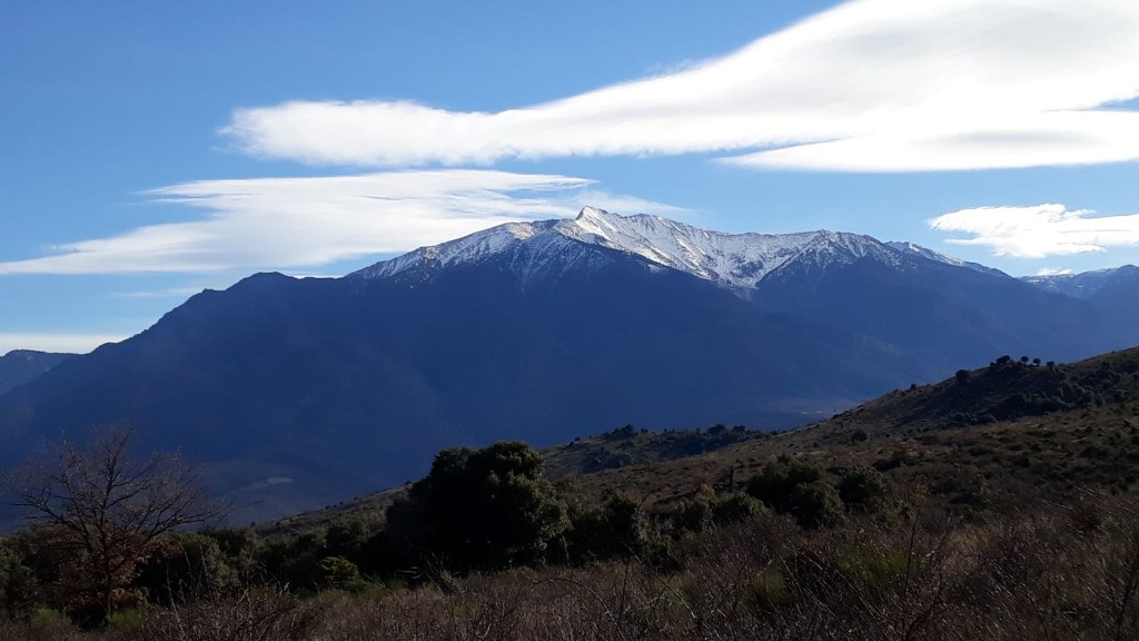 Le Canigou en visuel toute la journée