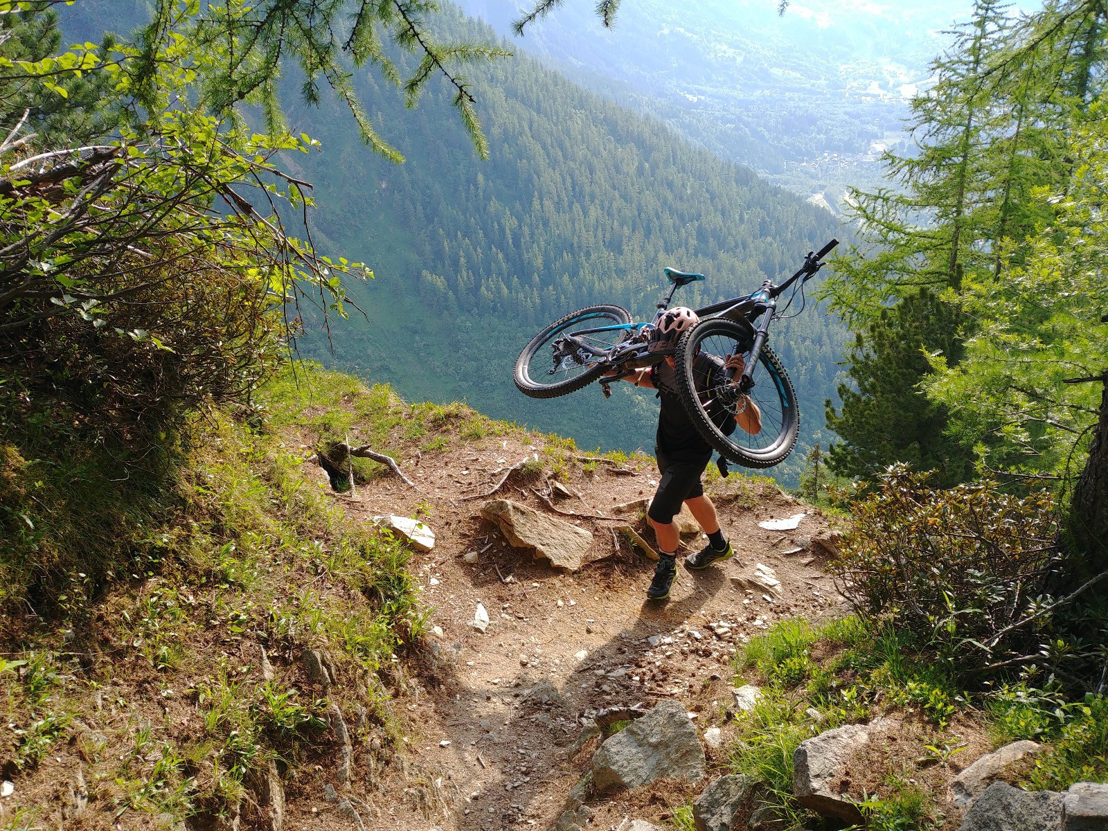 Gaffe à la descente !