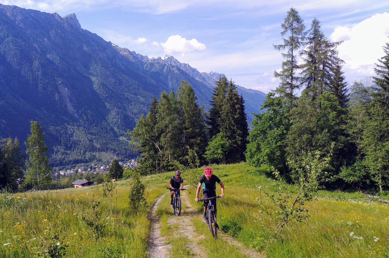 Au dessus du lieu dit Le Mont