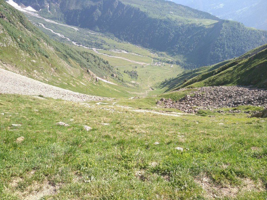 La descente.