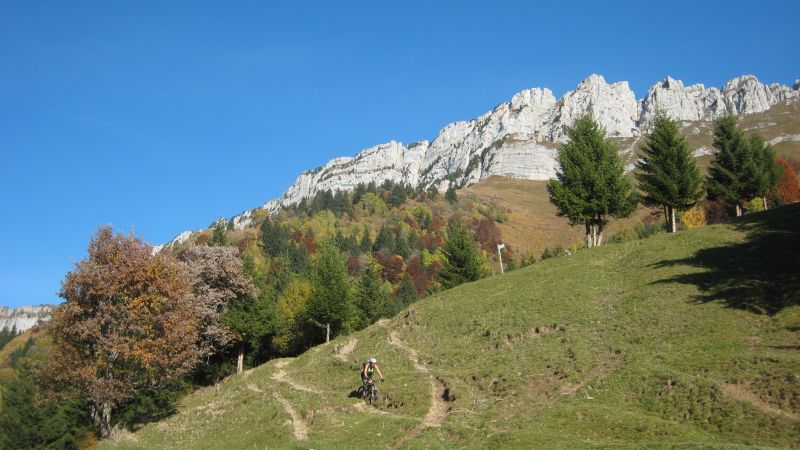 Col du Potat : Un dernier coup d'oeil à ce magnifique versant.