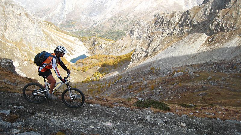 Col des Monges : descente sur le lac Visaisa...ça envoie!