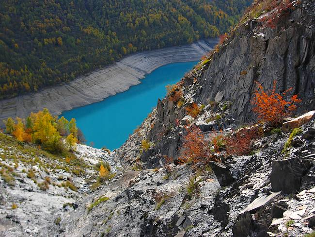 Emparis : Le sentier des carrières