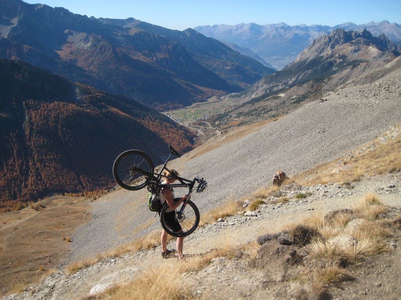 Col des Estronques : J'ai bien couiné dans cette montée...