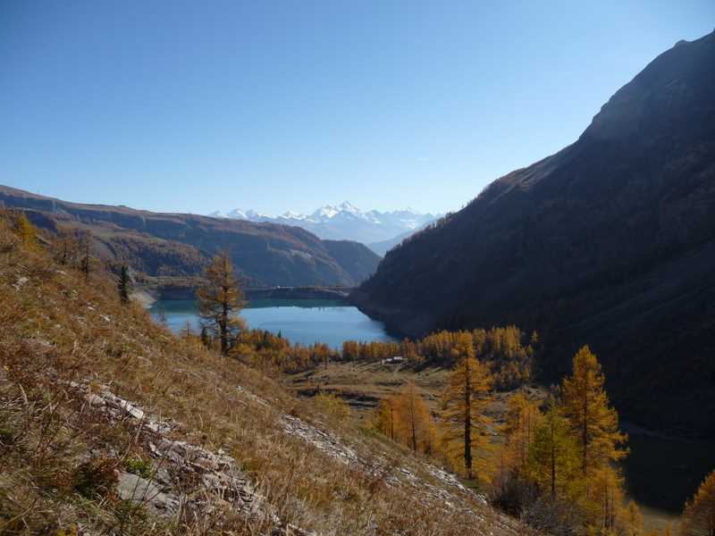 Lac de Tseuzier : Lac de Tseuzier et 4000 valaisans