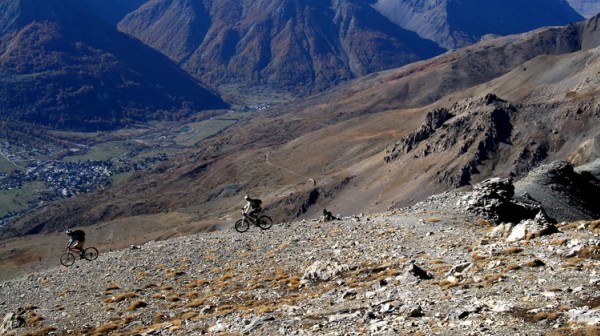 Au-dessus de Monetier : Yes, la descente va être longue