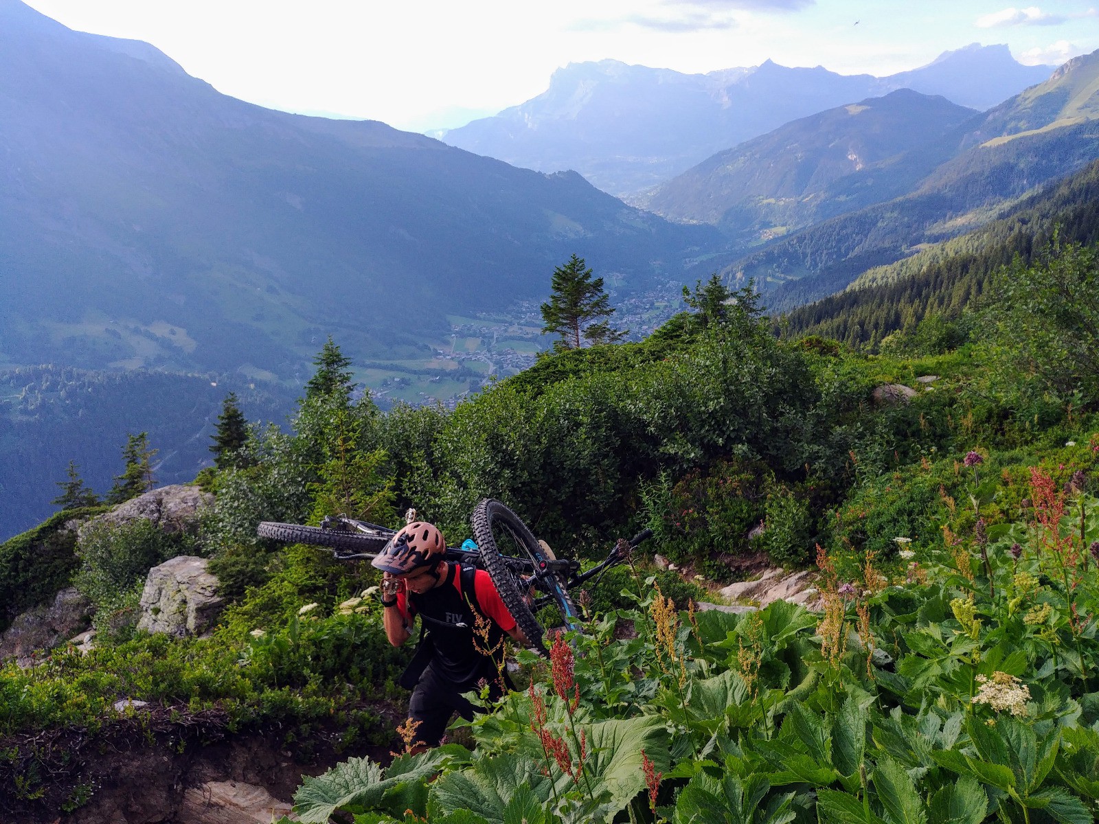 Portage sous le refuge