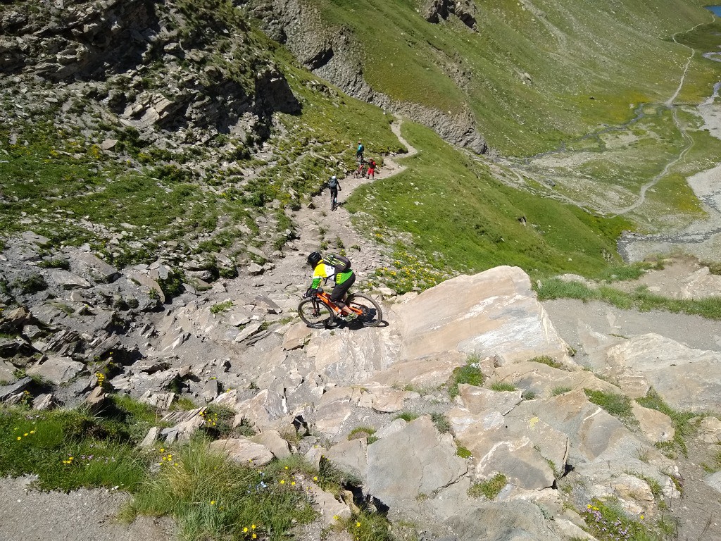 LE passage de la descente du Col Vieux !