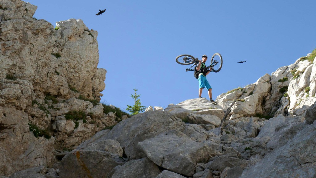 Sortie du canyon de Chamechaude