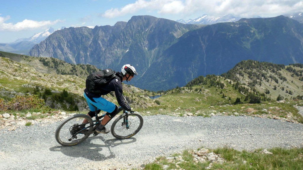 DH facile en haut à Chamrousse