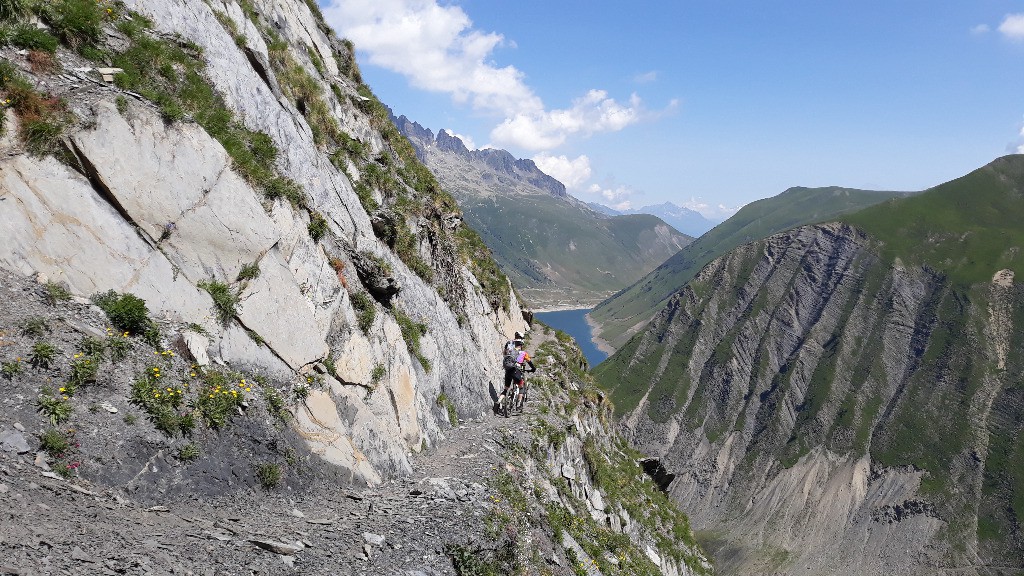 face nord des Aiguillettes de Vaujagny