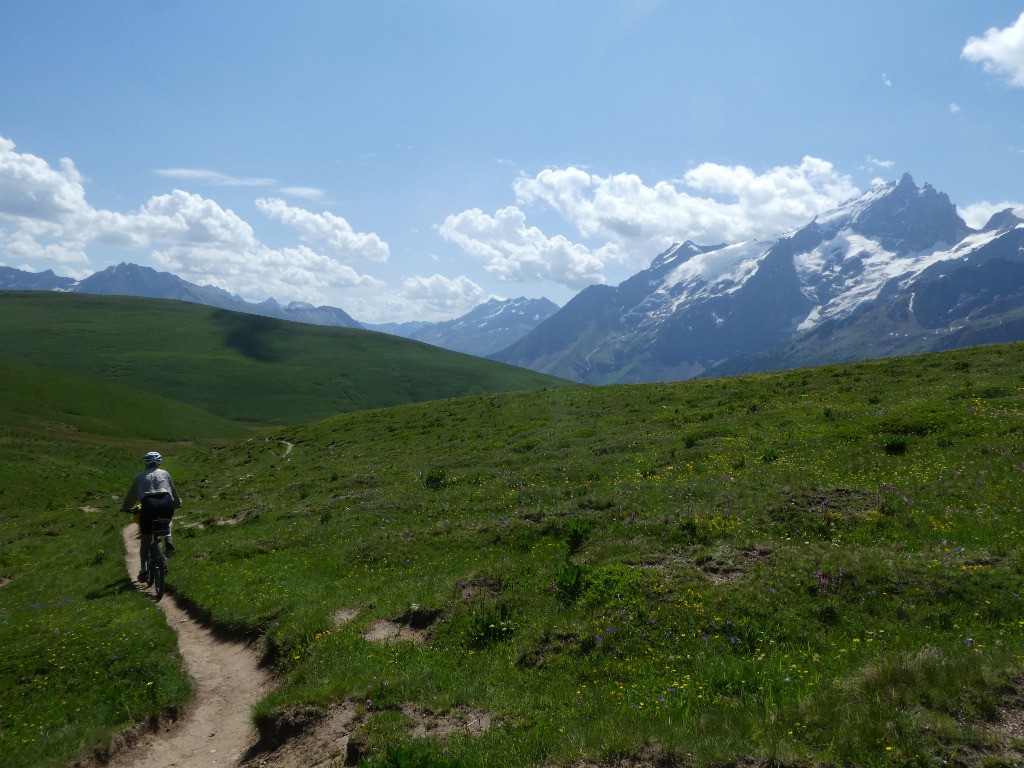 Sous la Meije, descente sur le Chazelet