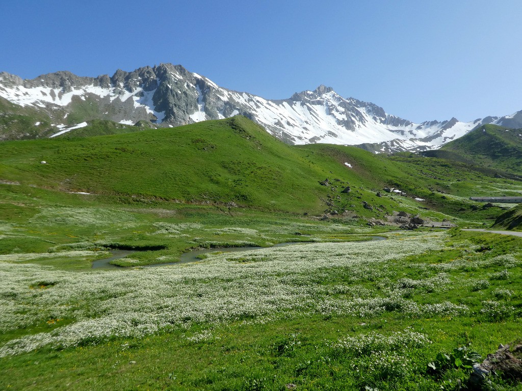 Descente du col de Roselend