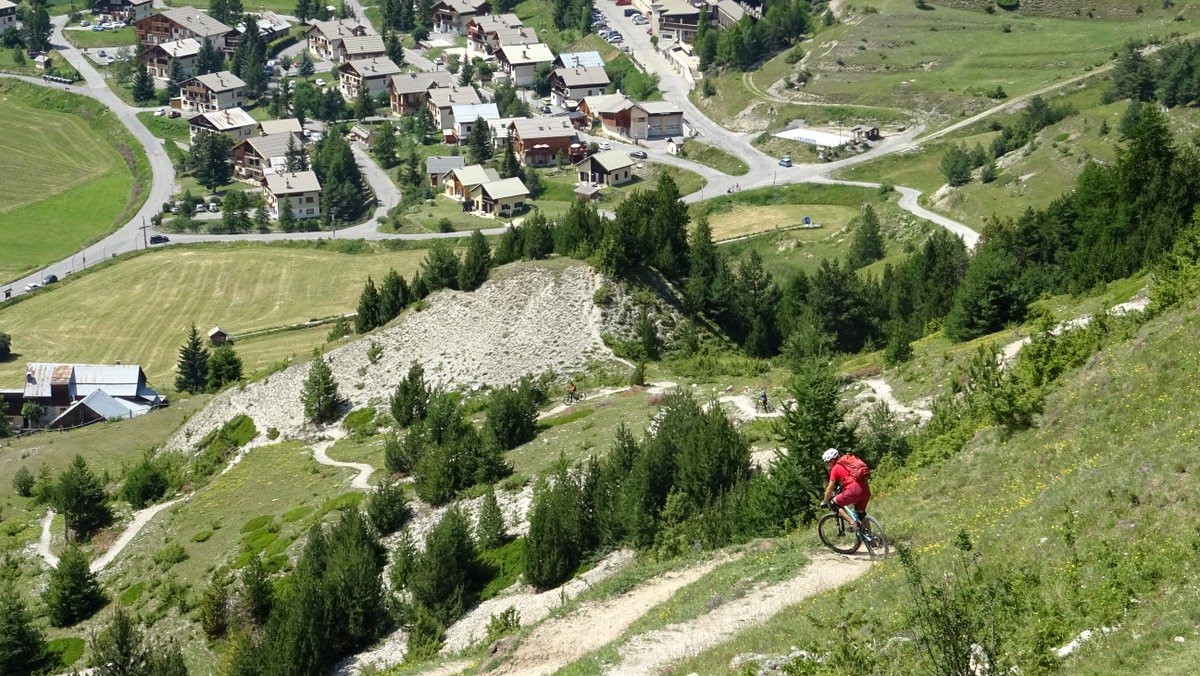 Ceillac depuis la déco parapente