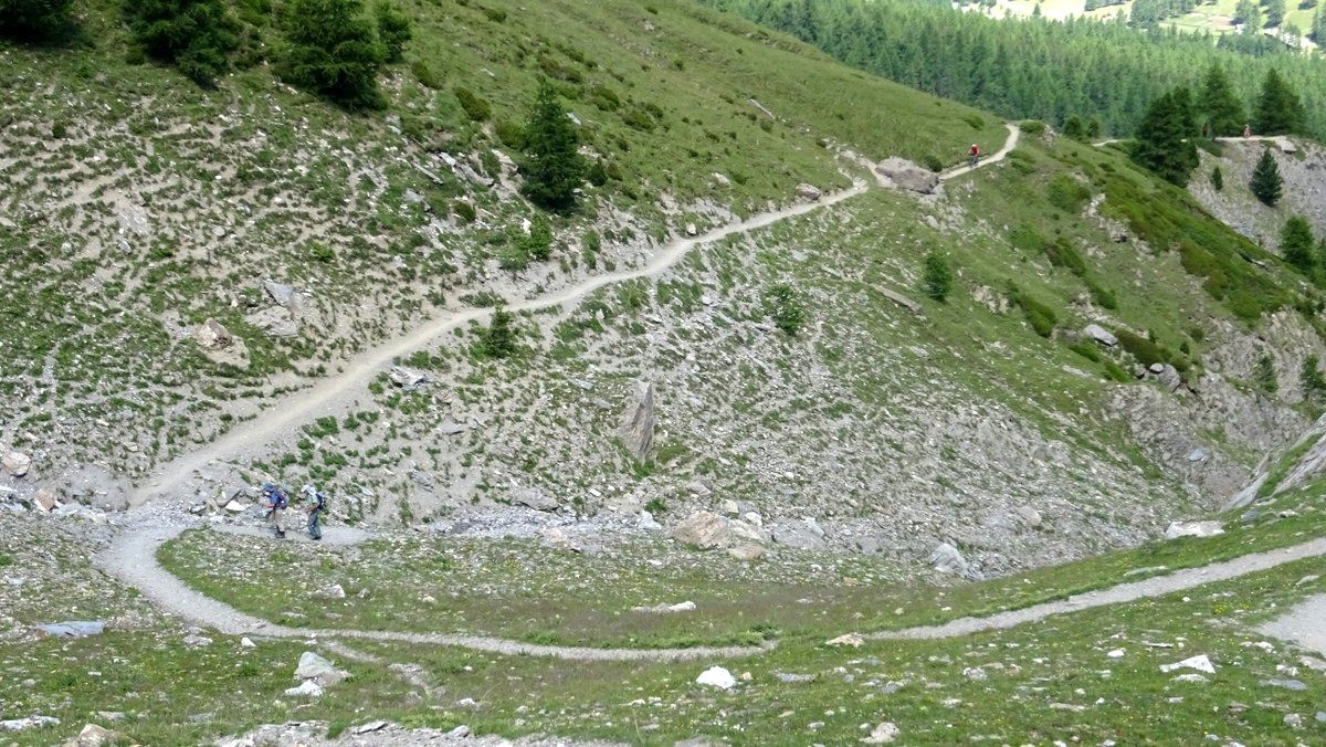 ça roule un peu au dessus des épingles 2300m