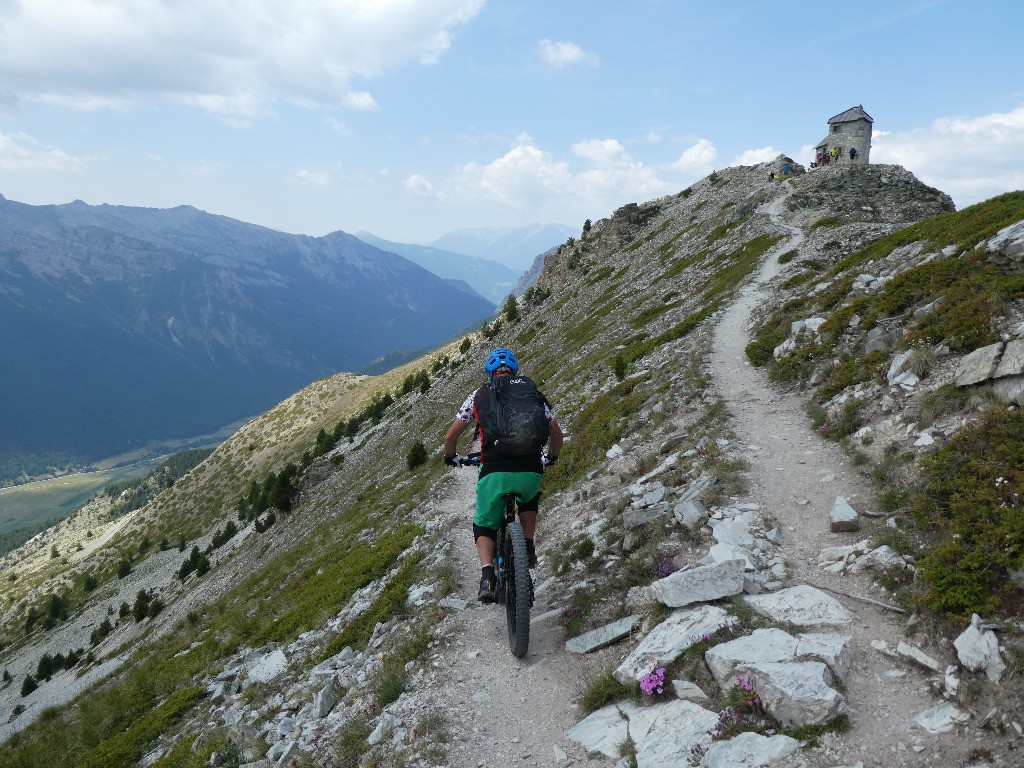 descente sur le col Fromage