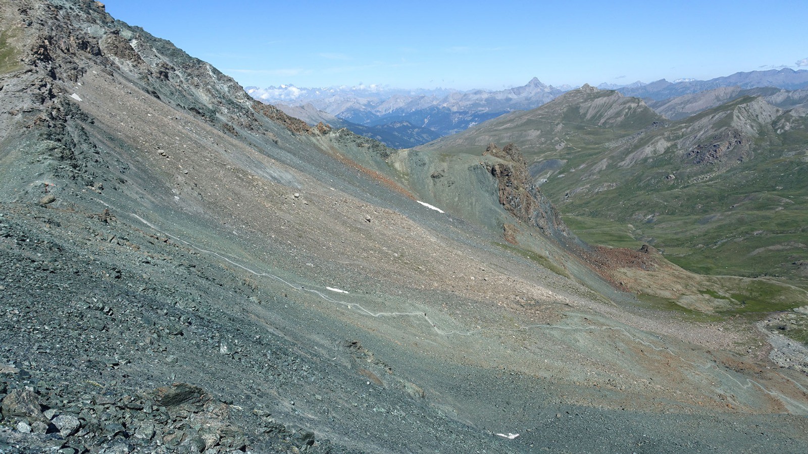 Versant nord du col de la Noire