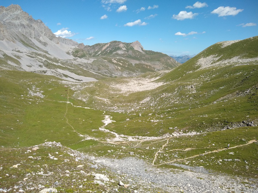 Descente du col de Chanrouge