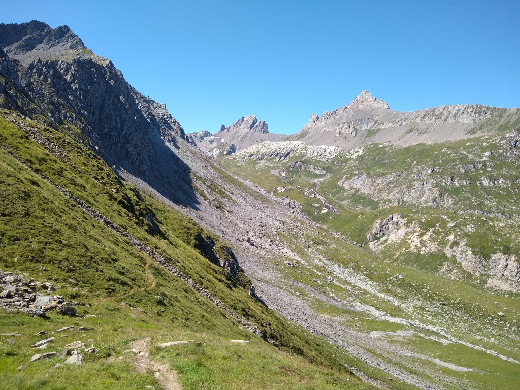 Dans la montée au Passeur