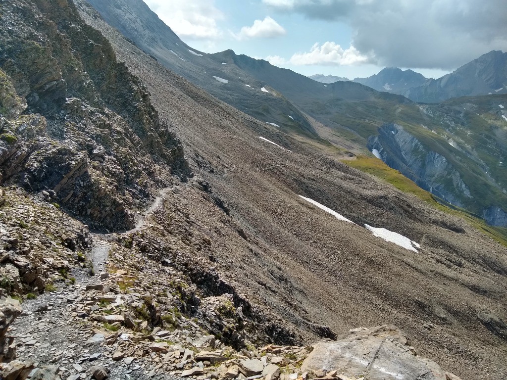 Vers le col de la Seigne, le fameux piège à chamois !