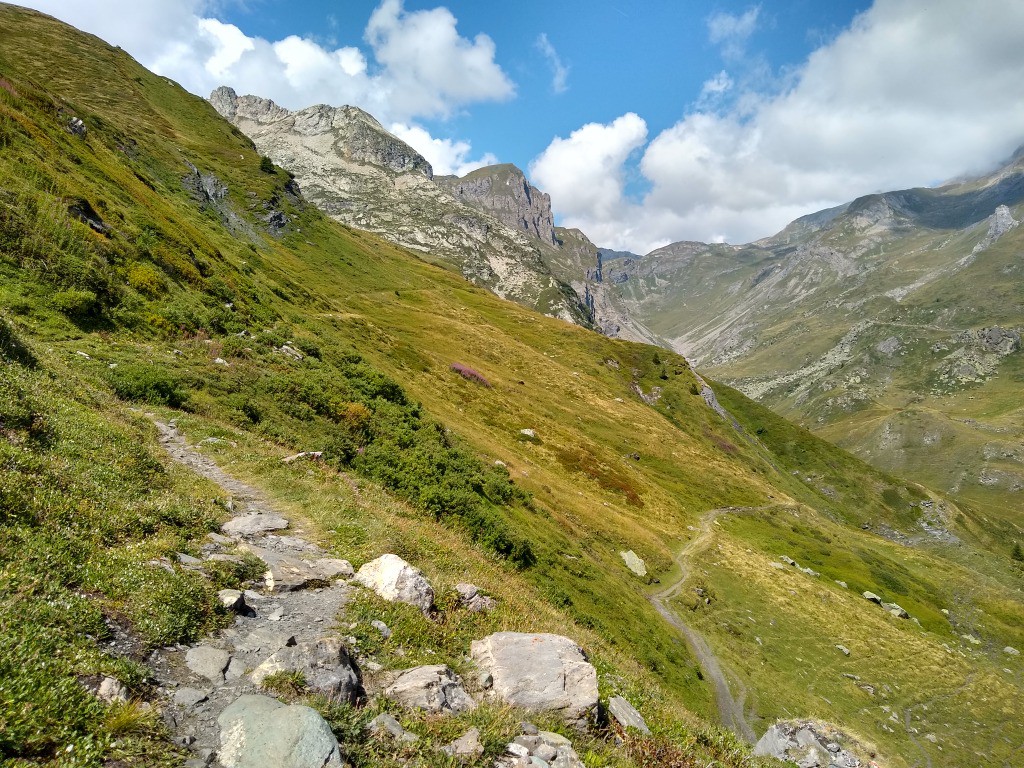 Début du sentier de montée pour Col de Pte Rousse