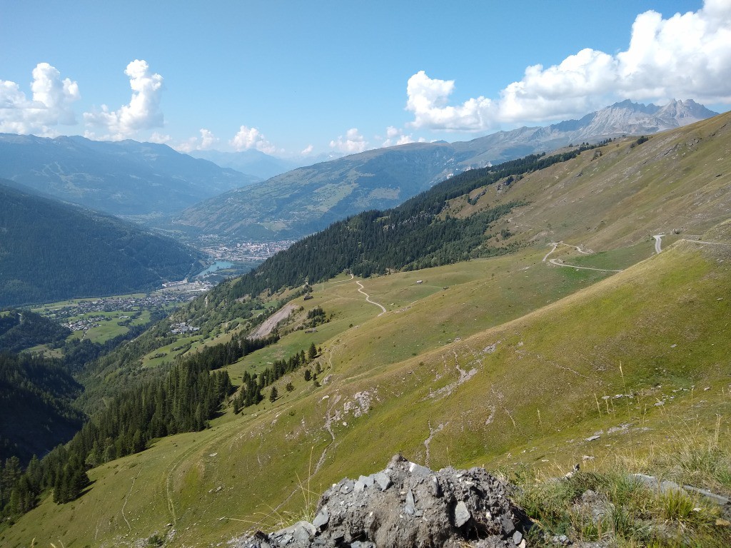 La psite de montée au Petit Saint Bernard, nickel pour s'échauffer