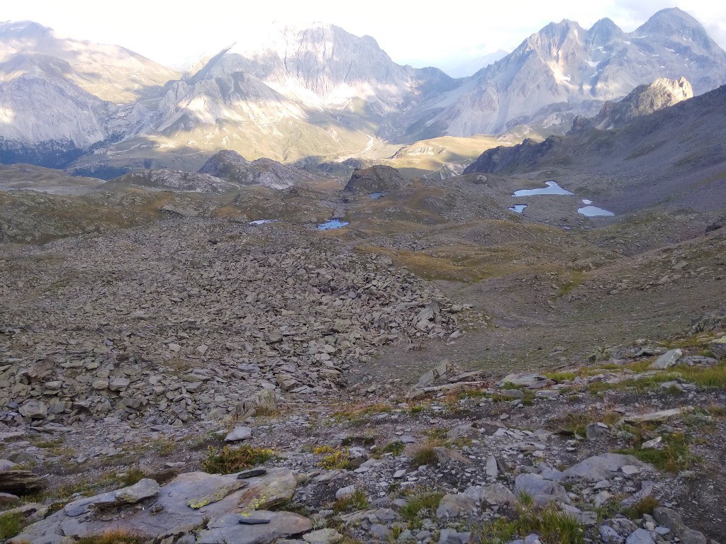 col des sarrasins, redescendre direction valfrejus