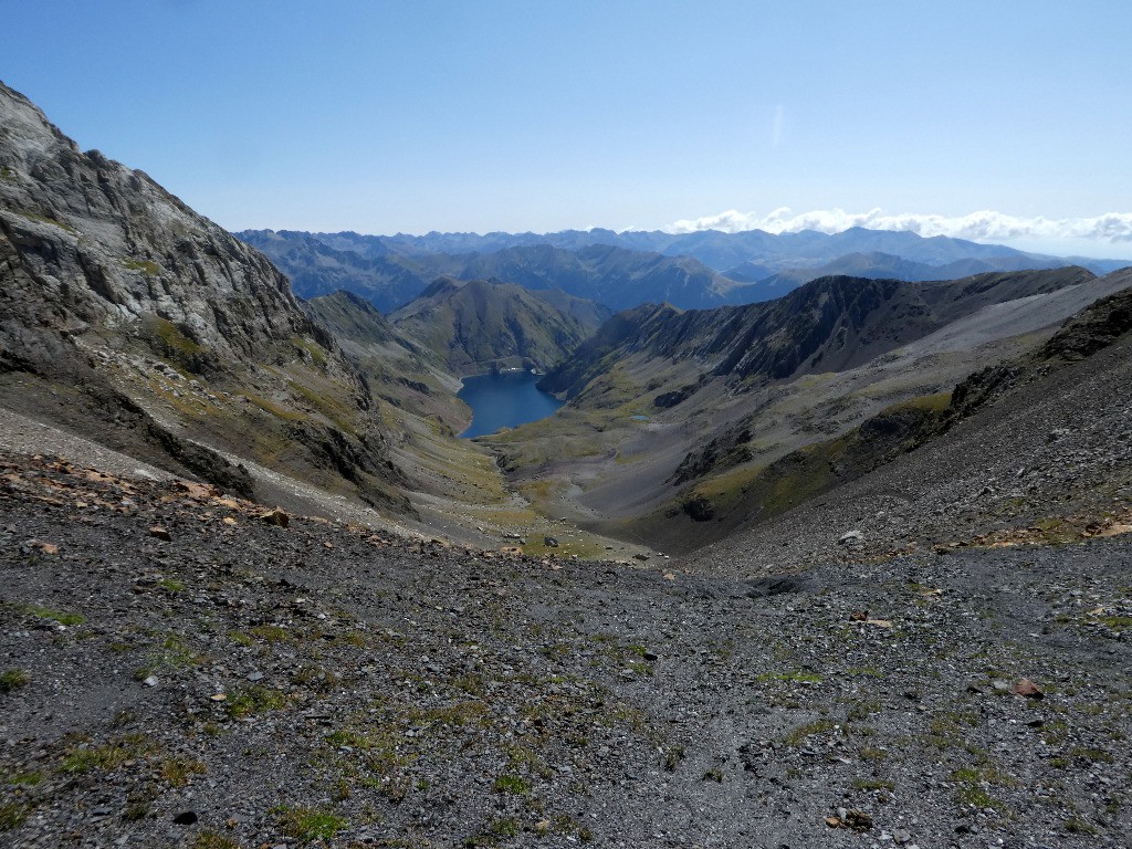 Lac de Llauset depuis le col de Llauset