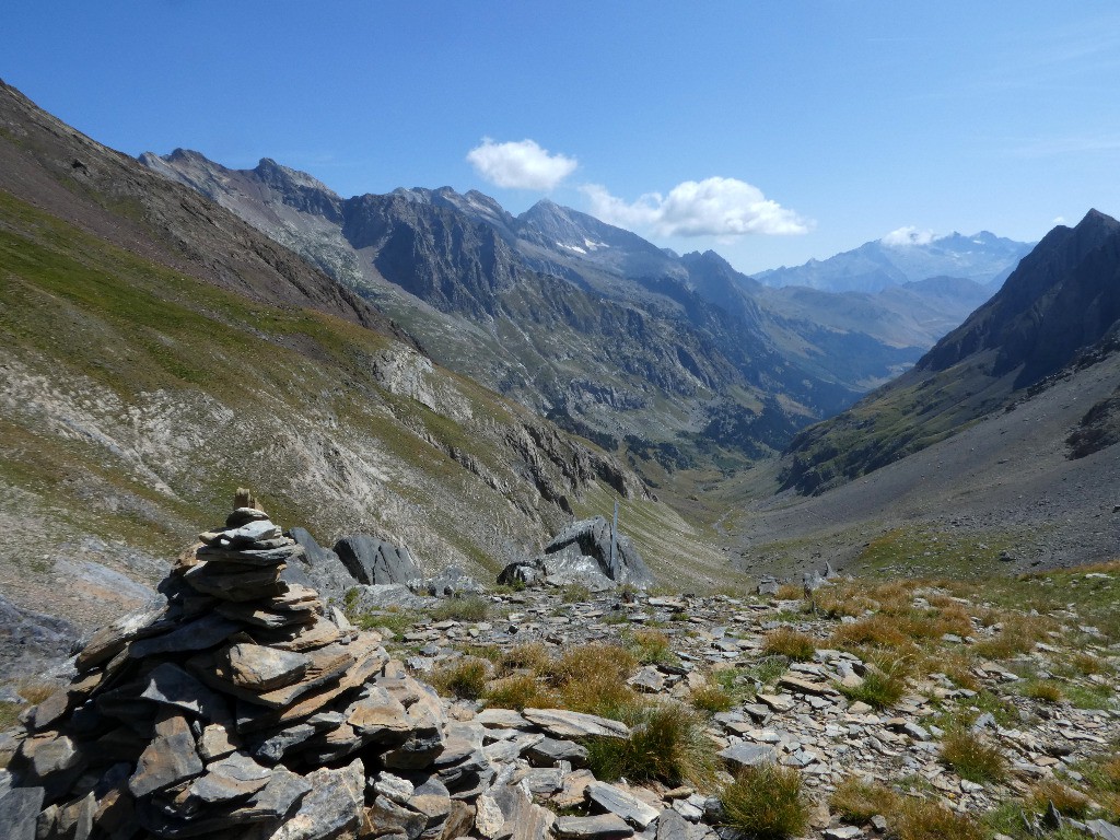 Perdiguère et Aneto depuis le puerto de Chistau