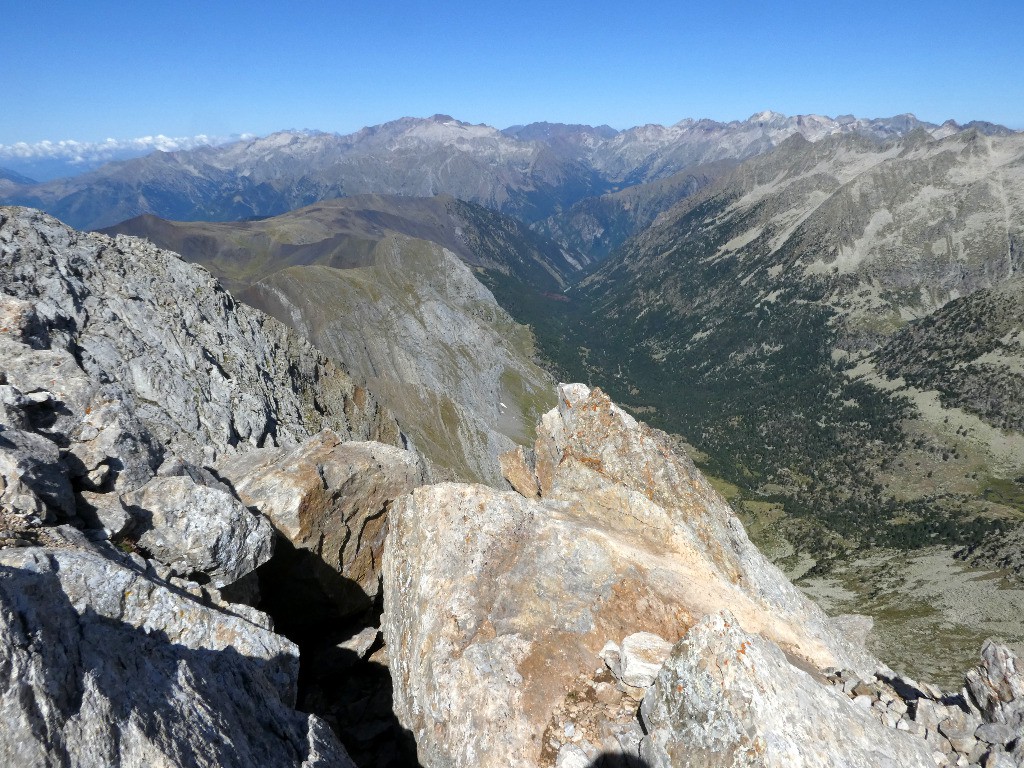 #10 Du sommet du Balibierne vers l Du sommet du Balibierne vers l'Ouest: Posets et vallon d'Estos (entre autre)