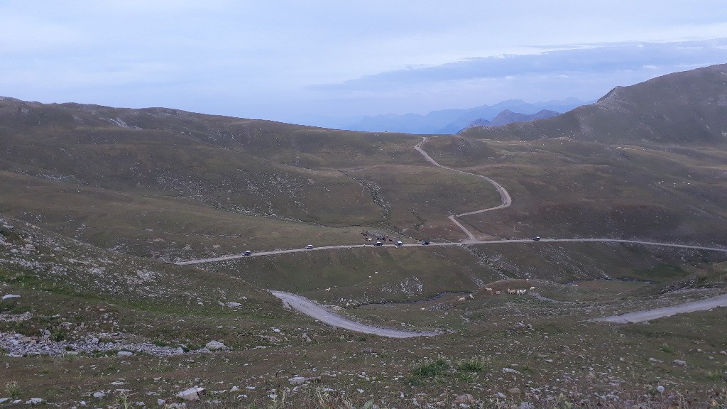 Col de Girabeau, et convoi de 4x4