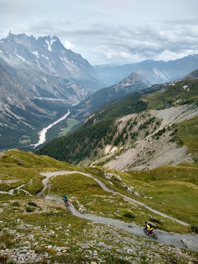 Descente sous le Mont Fortin