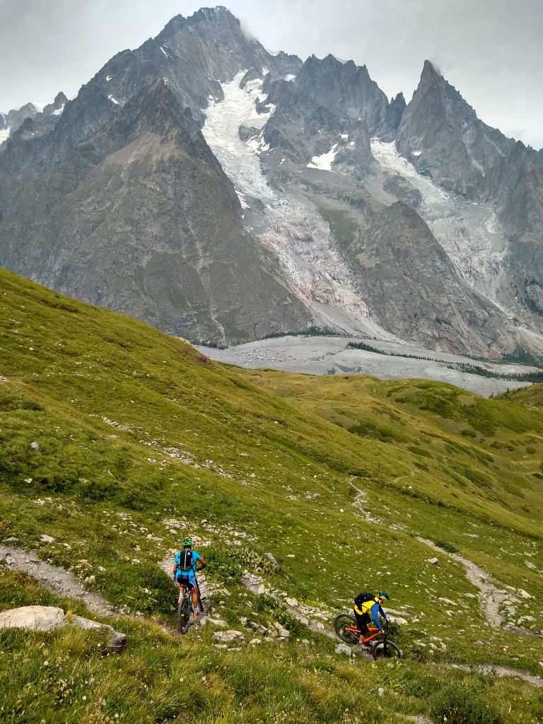 Descente sous le Mont Fortin