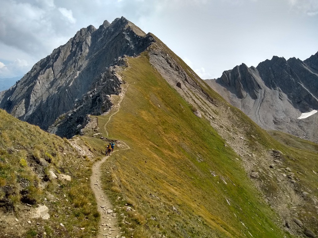 Descente vers le Mont Fortin