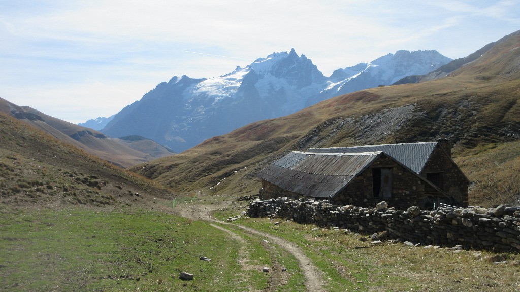 La Meije depuis le Vallon de la Buffe