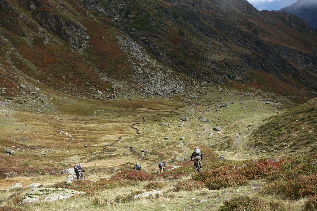 descente dans le vallon