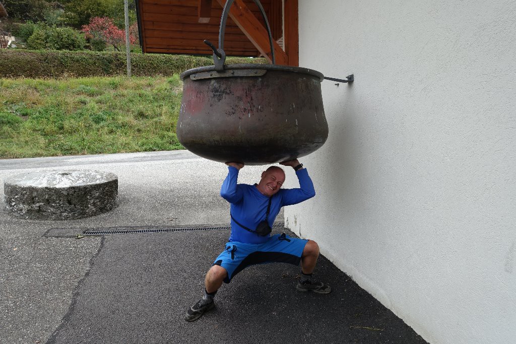 Il y a eu du portage au menu du jour mais la soupe appréciée quand même !