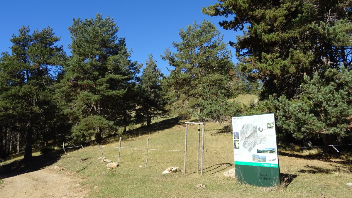 départ du sentier Roc de la Clusa