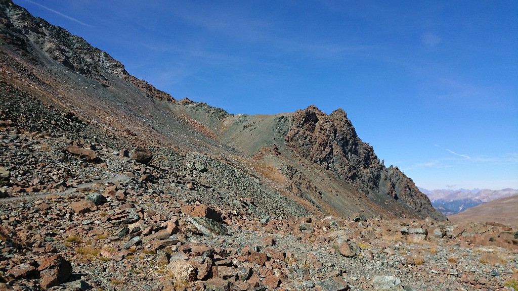 Montée au col de la Noire