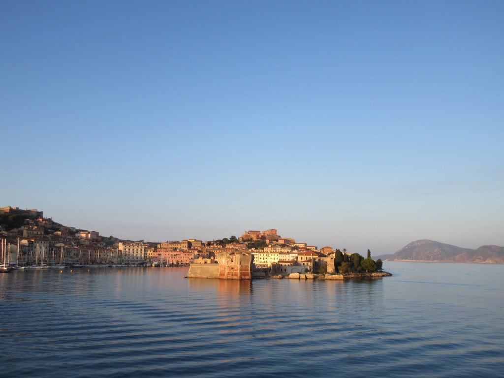 arrivée à Portoferraio : y a pire comme arrivée