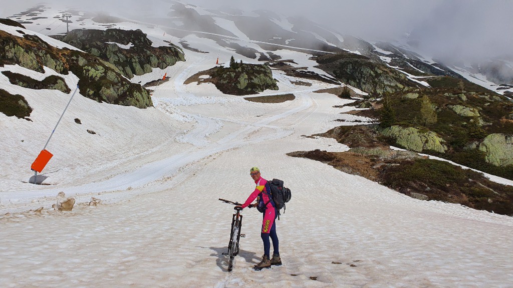 Bonne condition, pour descendre sur la neige.