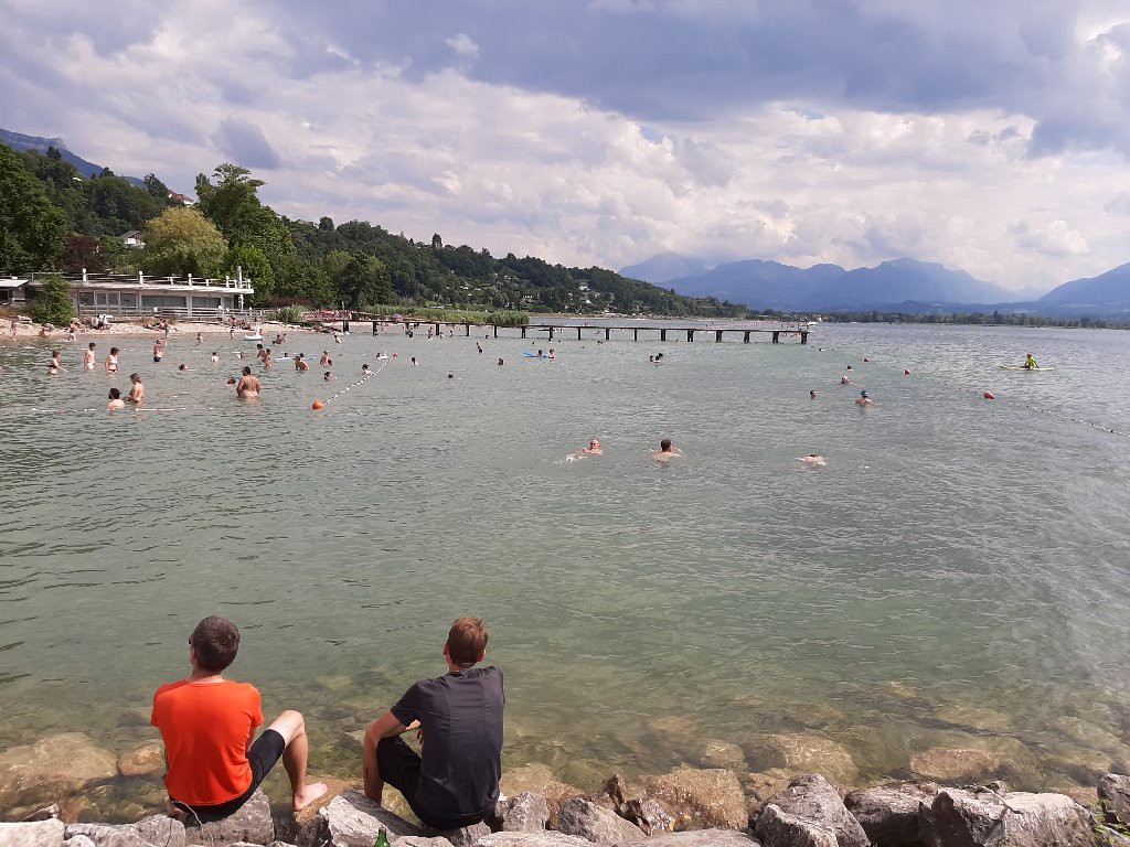 La piscine est ouverte